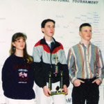 The 1994 tournament-winning team with Matt Trost, center. Courtesy photo