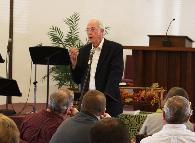 George Brunk III presented on  the ways the Confession was  historically used to build unity among different groups.