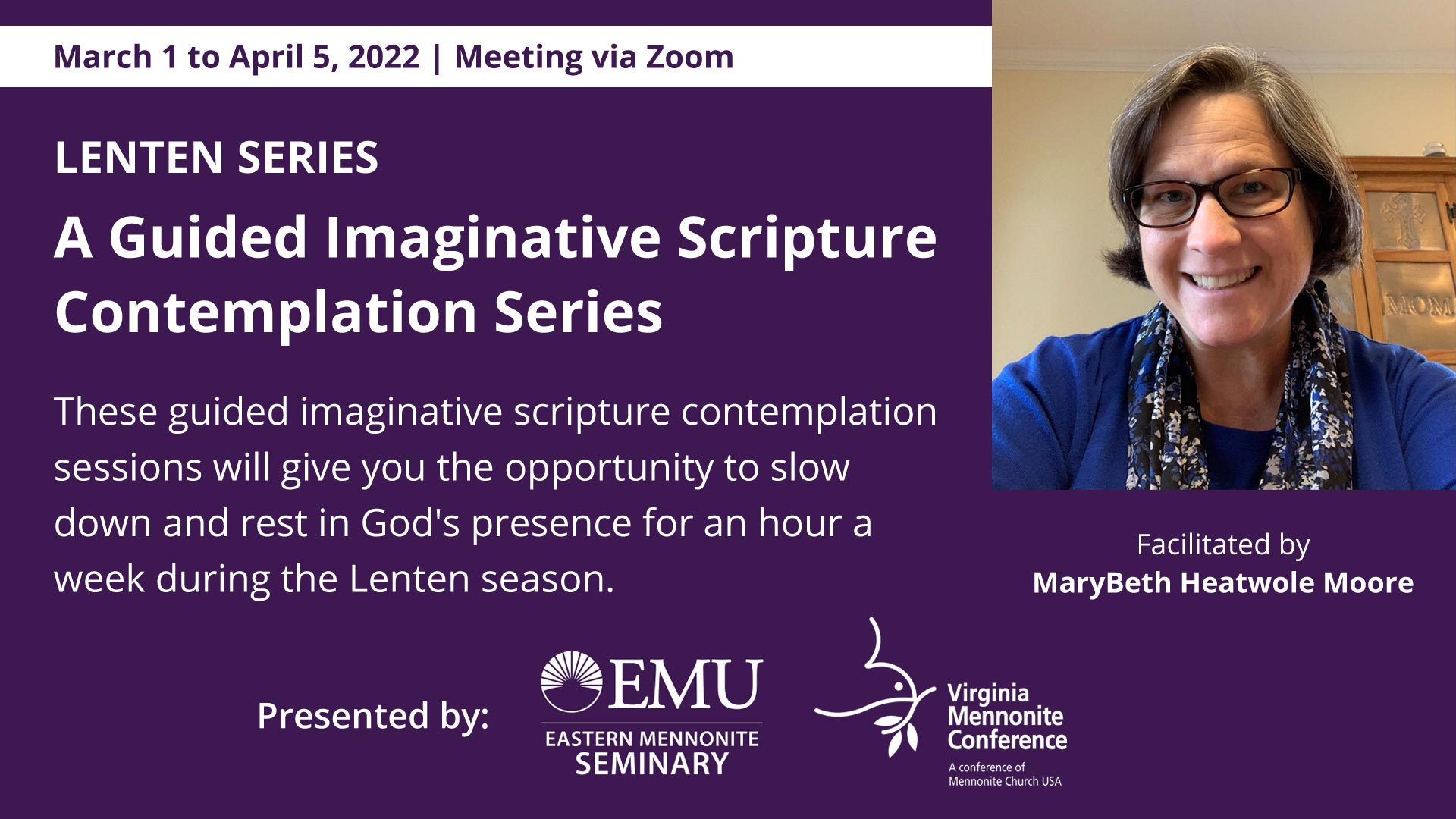 Lenten Series With Marybeth Heatwole Moore Virginia Mennonite Conference